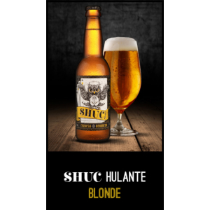 'shuc hulante ' - bière blonde 5% dluo courte