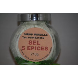 Sel 5 epices pot de 190gr