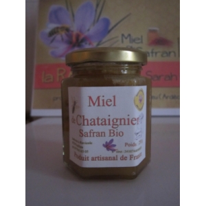 Miel de châtaignier au safran