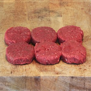 Galettes de boeuf assaisonnees x6