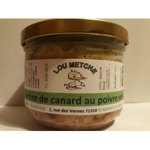 Terrine de canard au poivre vert