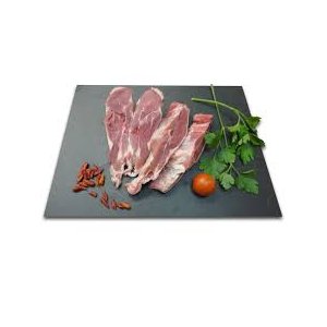 2 tranches épaule  agneau 0.200 environ