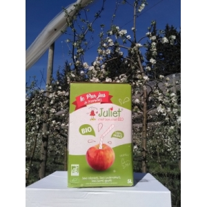 Jus de pomme juliet bio 5l en cubi