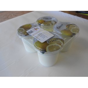 Yaourts aromatisés au citron par barquette de 4u
