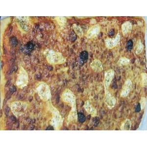 Pizza 40 x 60 cm 'fromage de chèvre'