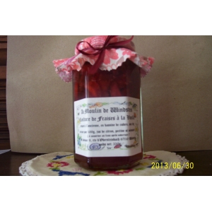 Confiture de fraise à la vanille