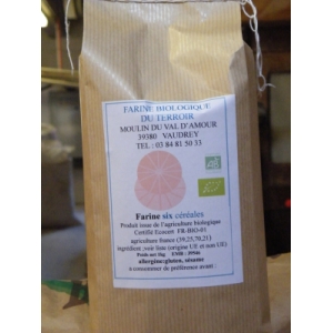 Farine biologique six céréales 1kg