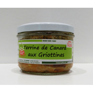 Terrine de canard aux griottines