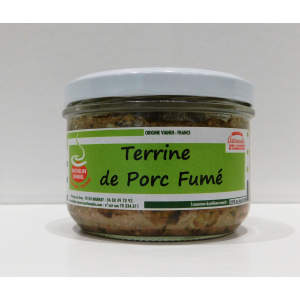 Terrine de porc fumé