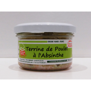 Terrine de poulet à l'absinthe
