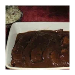 Rosbif charolais cuisiné en sauc