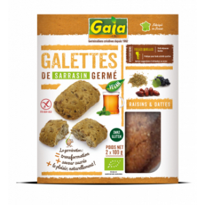 Galettes de sarrasin germé - raisin