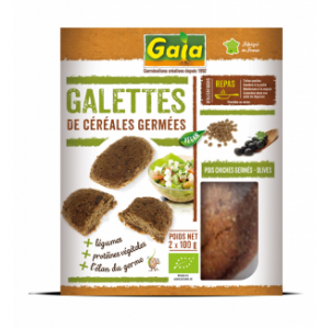 Galettes pois chiche olives 2x100 g
