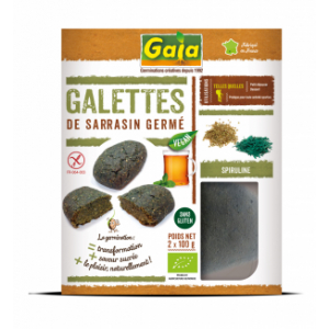 Galettes de sarrasin germé à la sp