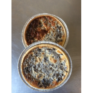Quiche aux champignons parfumés