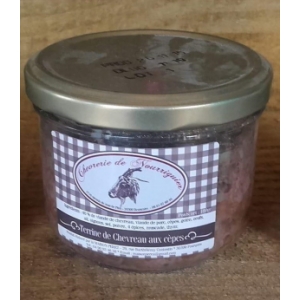 Terrine de chevreau aux cèpes