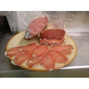 Filet de porc séché tranché