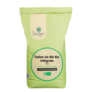 La farine de blé bio intégrale t150_en sac kraft de 5 kg