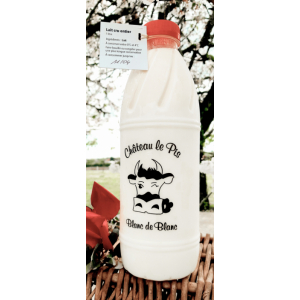 Lait cru entier de vache bio