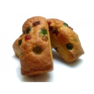 Mini madeleines aux fruits confits