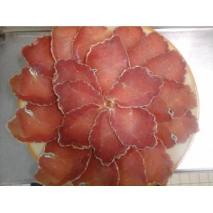 Noix de jambon séchée tranchée