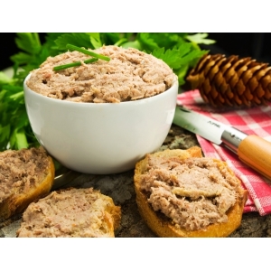 Verrine de rillettes de canard