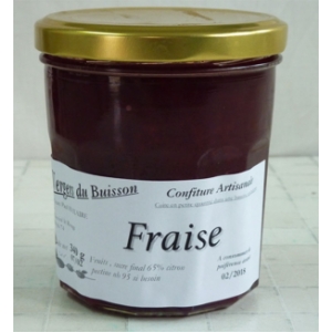 Confitures de fraises avec morceaux 330 gr