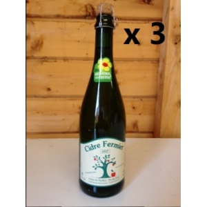 3 x cidre fermier 1/2 sec