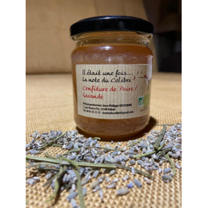 Confiture poire/lavande