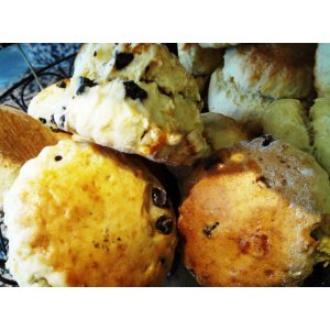 2 scones choco-orange