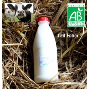 Lait cru fermier entier