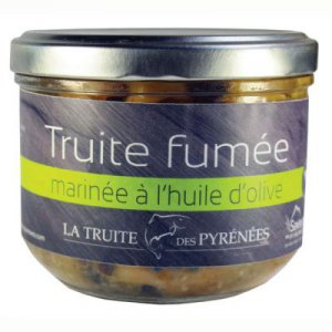Truite fumée marinée à l'huile d'olive 200g