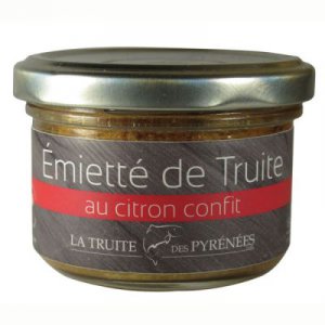 Emiettes de truite au citron confit 90g