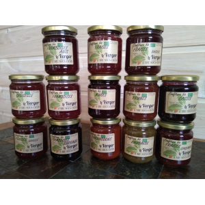Confiture de framboises bio