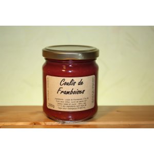 Coulis de framboises bio