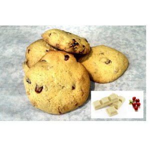 4 cookies cranberrys-choco blanc