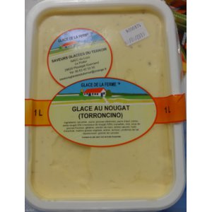 Crème glacée au nougat