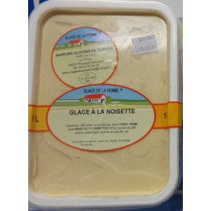 Crème glacée noisette