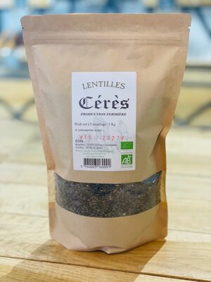 Lentilles vertes 1 kg