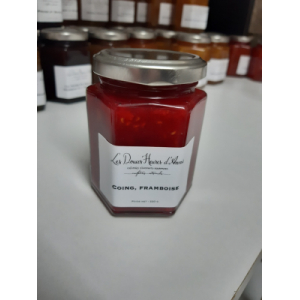 Confiture coing et framboise