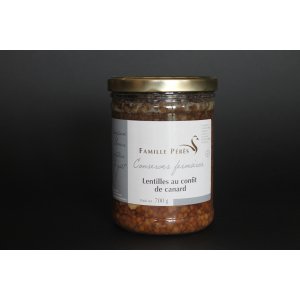 Lentilles au confit de canard - 700g