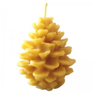 Bougie pomme de pin
