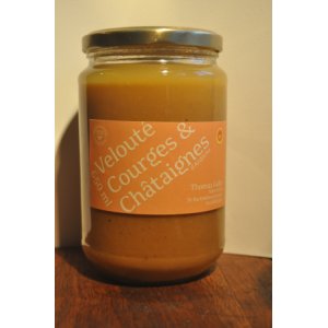 Velouté de courge/châtaignes