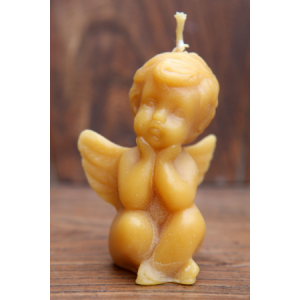 Bougie ange accroupi