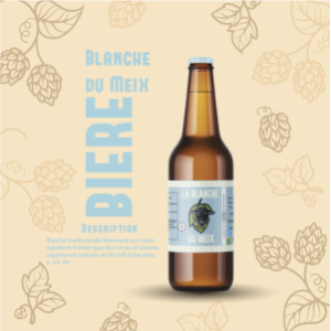 Bière la blanche du meix 75cl