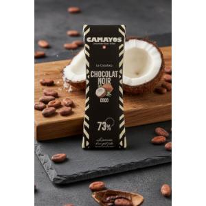 Tablette de chocolat noir & coco