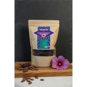 Pistoles chocolat lait hibiscus