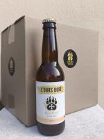 Carton 12 x 33 cl – bière blonde l’ours doré
