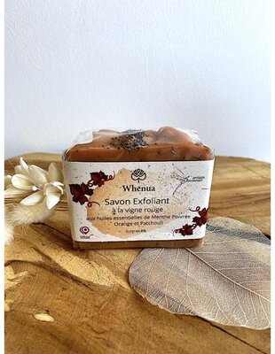 Savon exfoliant vigne rouge