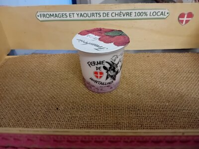 Panacotta à la confiture de framboise